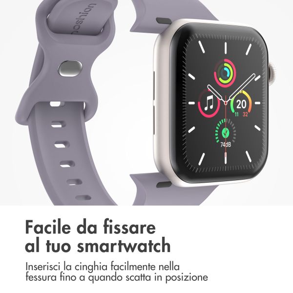 imoshion Cinturino in silicone⁺ Apple Watch | 44/45/46/49 mm - Taglia M/L - Lavender