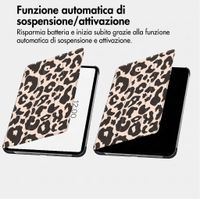 imoshion Cover Trifold Design Apple iPad 6 (2018) 9.7 pollici / iPad 5 (2017) 9.7 pollici / Air 2 (2014)/Air 1 (2013) - Leopard