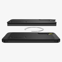 Spigen Cover Posteriore Corazzata Tough con MagSafe Samsung Galaxy S25 - Nero