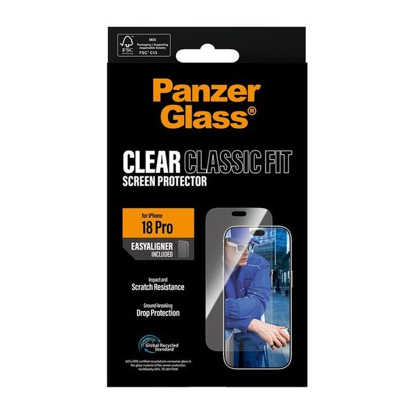 PanzerGlass Vetro temperato antibatterico Apple iPhone 18 Pro