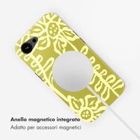Selencia Cover posteriore Vivid con MagSafe Apple iPhone 17e / 16e - Chalky Bloom