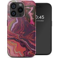 Selencia Cover posteriore Vivid con MagSafe Apple iPhone 15 Pro - Marble Purple
