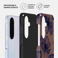 Burga Cover Posteriore Resistente Samsung Galaxy A37 (5G) - Velvet Night