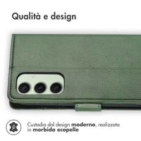 imoshion Cover a libro di Lusso Samsung Galaxy S24 FE - Verde