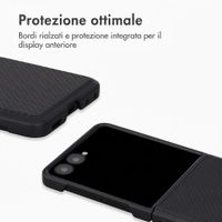 Accezz Cover Grid Samsung Galaxy Z Flip 8 - Nero