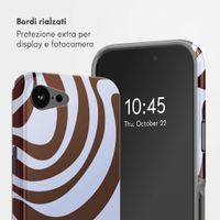 Selencia Cover posteriore Vivid con MagSafe Apple iPhone 17e / 16e - Dream Swirl Chocolate