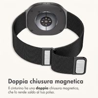 imoshion Cinturino milanese magnetico Samsung Galaxy Watch Ultra 2 (2026) / Ultra (2024/2025) - Nero