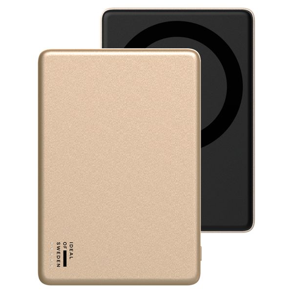 iDeal of Sweden MagSafe Powerbank Slim 5.000 mAh - Powerbank wireless - Gold