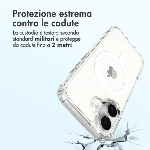 Accezz Cover posteriore Xtreme Impact con MagSafe Apple iPhone 17 - Trasparente