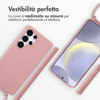 imoshion Cover in Silicone con Cordino Samsung Galaxy S25 Ultra - Sand Pink
