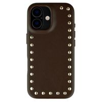 Selencia Cover posteriore Studs con MagSafe Apple iPhone 17 - Cacao Crush