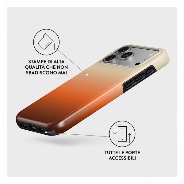 Burga Cover Posteriore Resistente con MagSafe Apple iPhone 18 Pro - Slow Burn