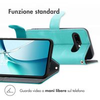 imoshion Cover a libro con Cordino Google Pixel 9A - Turchese