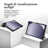 imoshion Cover a libro Trifold Samsung Galaxy Tab A11 / A9 8.7 pollici - Verde chiaro
