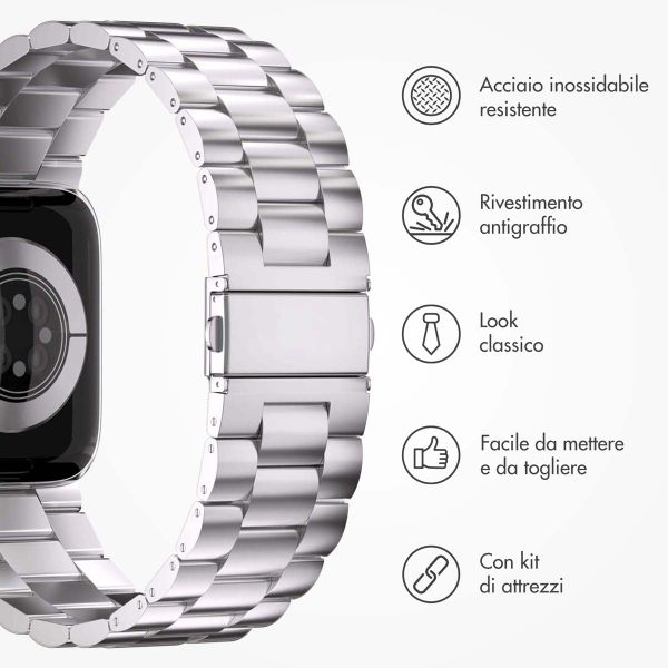 imoshion Cinturino in acciaio Apple Watch | 38/40/41/42 mm - Argento