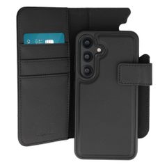 imoshion Cover a libro di lusso 2-in-1 rimovibile Samsung Galaxy S25 - Nero