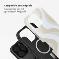 Selencia Cover posteriore Vivid con MagSafe Apple iPhone 16 Pro Max - Desert Waves Beige