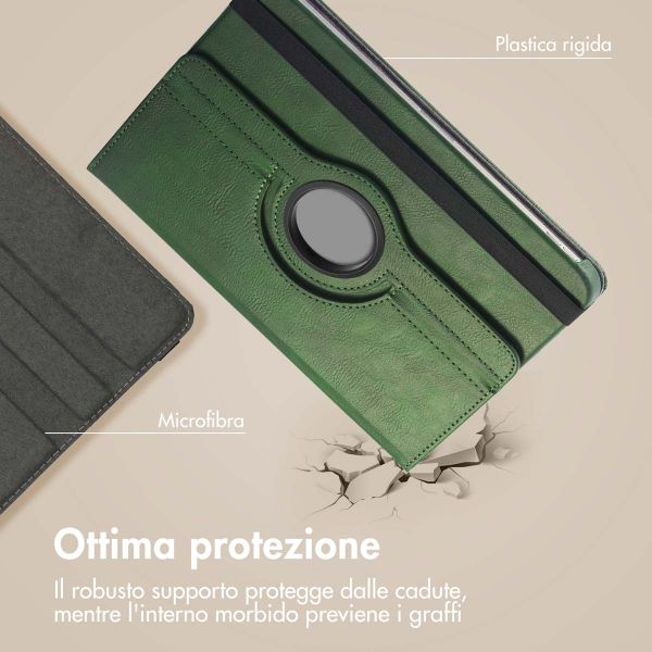 imoshion Cover Girevole a 360° Samsung Galaxy Tab A9 Plus - Verde