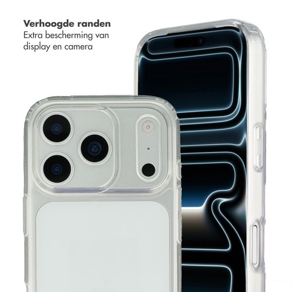 Selencia Cover trasparente con ganci + laccetto da polso Lova Apple iPhone 17 Pro - Cotton Candy