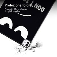 imoshion Cover Trifold Design Apple iPad Pro 11 (2025) M5 / (2024) M4 - Don't touch