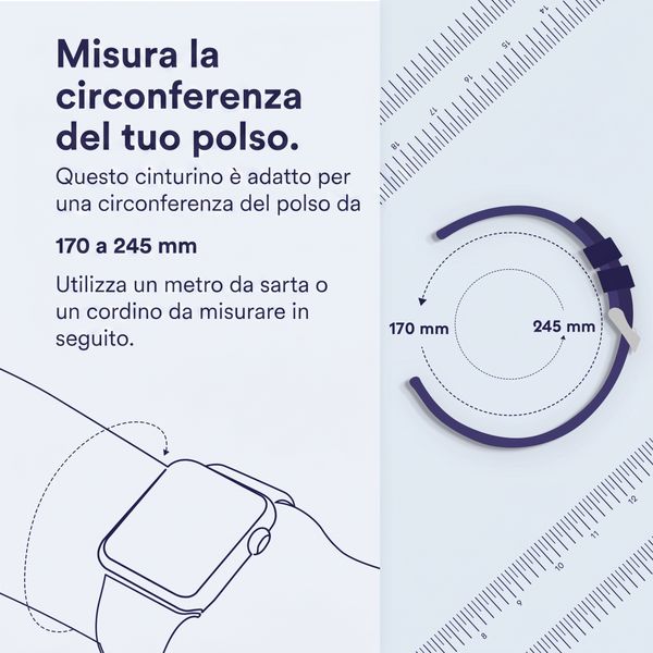 Apple Cinturino Sport Loop Apple Watch | 44/45/46/49 mm - Taglia XL - Charcoal