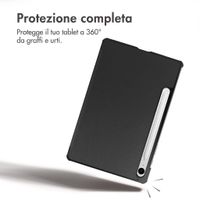 imoshion Cover a libro Trifold Samsung Galaxy Tab S10 FE Plus - Nero