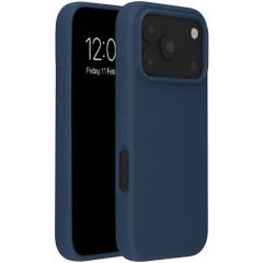 Accezz Cover in silicone liquido con MagSafe Apple iPhone 18 Pro / 17 Pro - Blu scuro