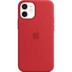 Apple Cover Posteriore in Silicone con MagSafe Apple iPhone 12 Mini - Red