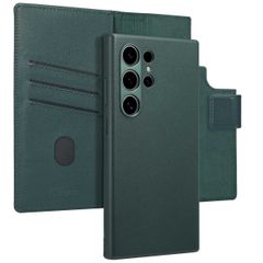 Accezz Cover in pelle 2 in 1 con MagSafe Samsung Galaxy S24 Ultra - Cedar Green