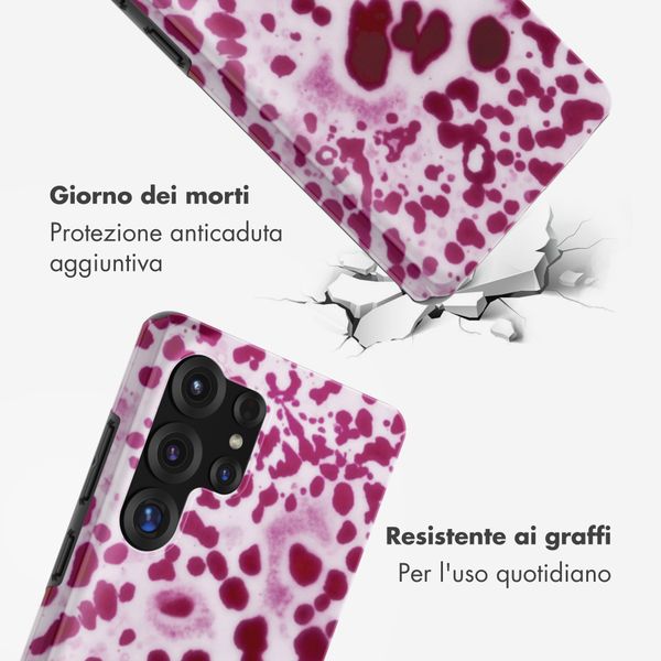 Selencia Cover posteriore Vivid con MagSafe Samsung Galaxy S25 Ultra - Cosmic Orchid