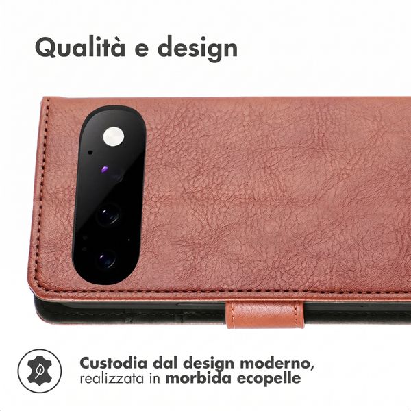 imoshion Cover a libro di Lusso Google Pixel 11 Pro - Marrone