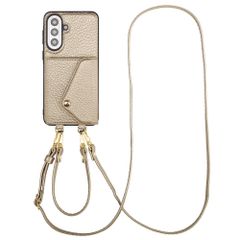 Selencia Cover per telefono Sera con cordino e portacarte a busta Samsung Galaxy A57 (5G) - Champagne