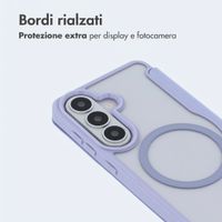 imoshion Bookcase trasparente con MagSafe Samsung Galaxy S26 - Lilla