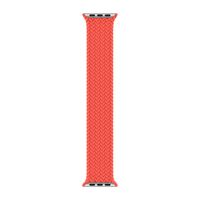 Apple Cinturino Solo intrecciato Apple Watch | 38/40/41/42 mm - Taglia 5 - Electric Orange