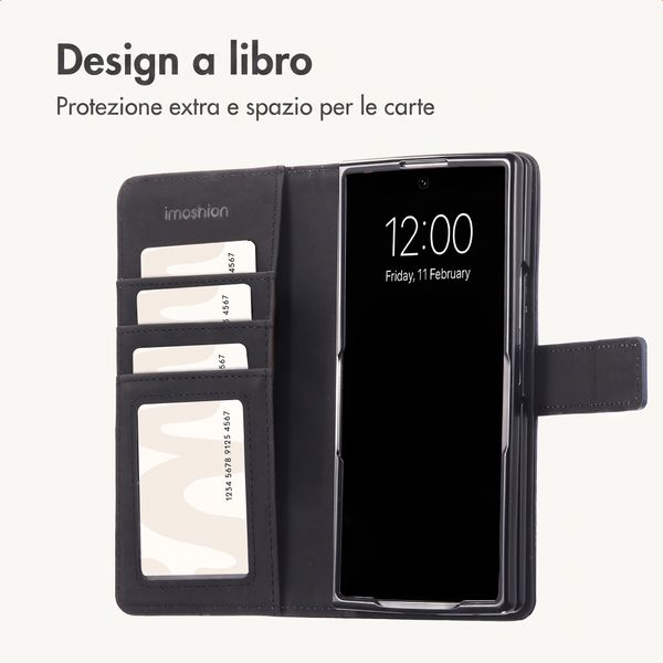 imoshion Cover a libro di Lusso Samsung Galaxy Z Fold 8 Ultra - Blu scuro