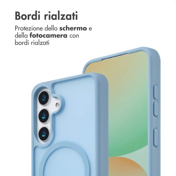 imoshion Cover posteriore Color Guard con MagSafe Samsung Galaxy S25 Plus - Azzurro