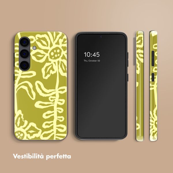 Selencia Cover posteriore Vivid con MagSafe Samsung Galaxy S24 - Chalky Bloom