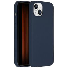 Accezz Cover in silicone liquido con MagSafe Apple iPhone 15 Plus - Blu scuro