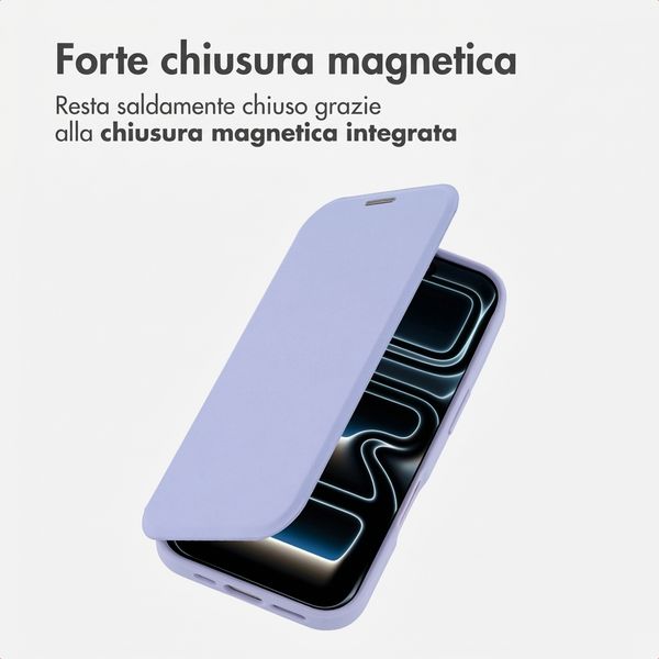 imoshion Bookcase trasparente con MagSafe Apple iPhone 17 Pro Max - Lilla