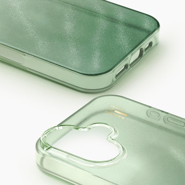 iDeal of Sweden Cover Trasparente con MagSafe Apple iPhone 16 - Sage Green