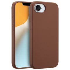 Accezz Cover in silicone liquido con MagSafe Apple iPhone 17e / 16e - New Tea Brown