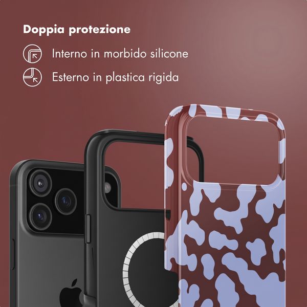 Selencia Cover posteriore Vivid con MagSafe Apple iPhone 18 Pro Max / 17 Pro Max - Moo'd Lavender Glow