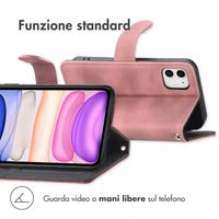 imoshion Cover a libro con Cordino Apple iPhone 11 - Rosa