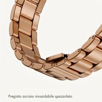 Selencia Cinturino sottile in acciaio a maglie Apple Watch | 38/40/41/42 mm - Oro rosa