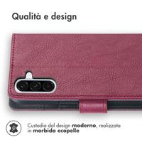imoshion Cover a libro di Lusso Samsung Galaxy A36 - Bordeaux