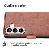 imoshion Cover a libro di Lusso Samsung Galaxy S26 Plus - Marrone