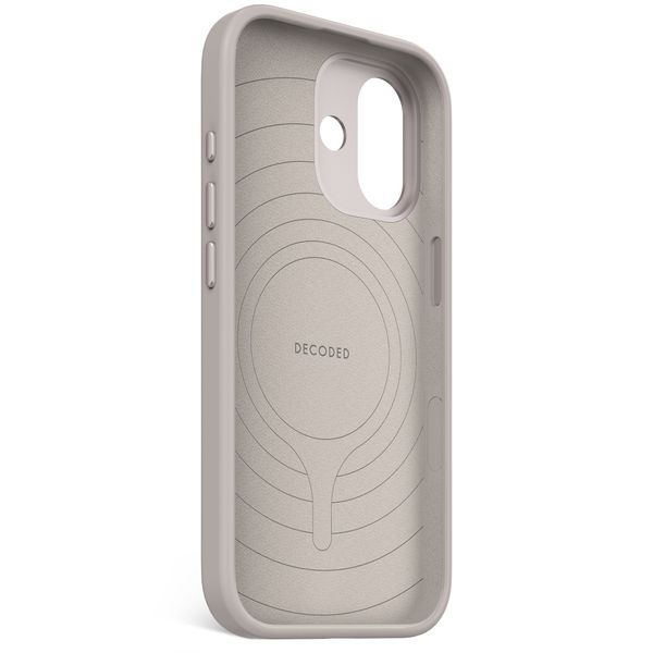Decoded Cover in Silicone MagSafe Apple iPhone 17 - Soft Taupe