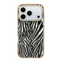 Guess Cover MagSafe Apple iPhone 18 Pro / 17 Pro - Zebra Gold