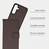 imoshion Cover a libro di lusso 2-in-1 rimovibile Samsung Galaxy A17 (5G) / (4G) - Marrone