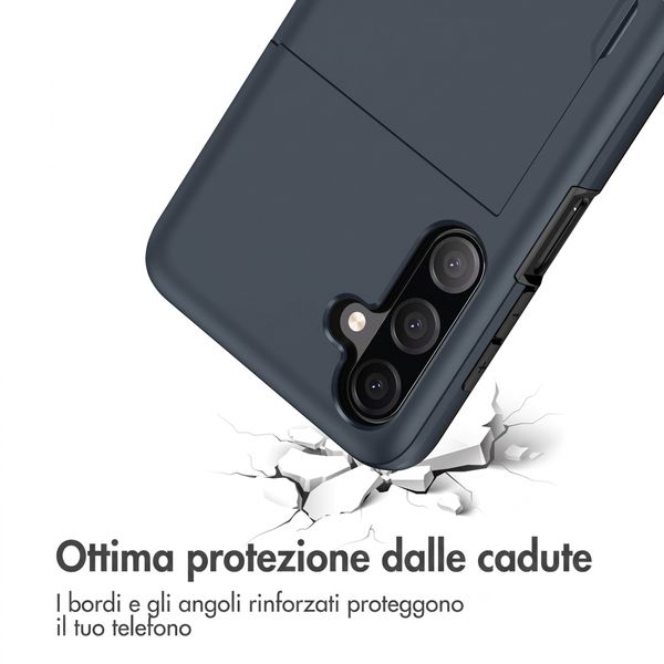 imoshion Cover Posteriore con Porta Carte Samsung Galaxy A27 (5G) - Blu scuro